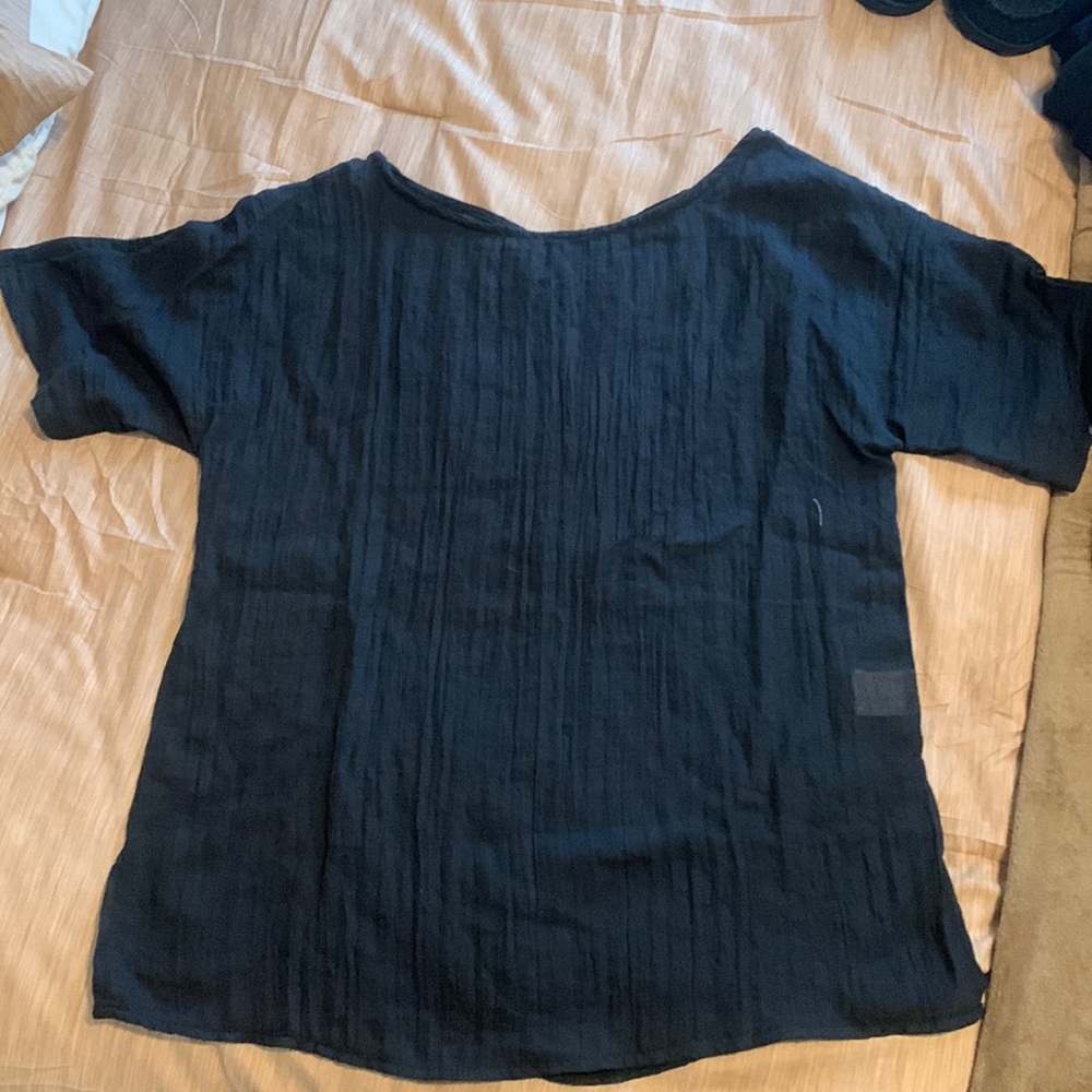 Shein sheer pullover blouse